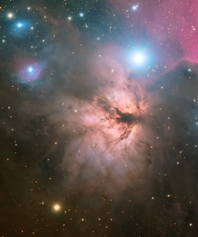 NGC 2024 or Sh2-277, The Flame Nebula in Orion
