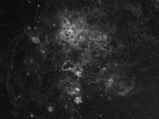 NGC 2070 (30 Doradus), Tarantula Nebula in LMC